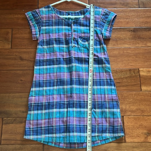 Urban Outfitters Plaid Lark & Wolff Plaid Pocket Short Sleeve Dress Size XS - Picture 6 of 6